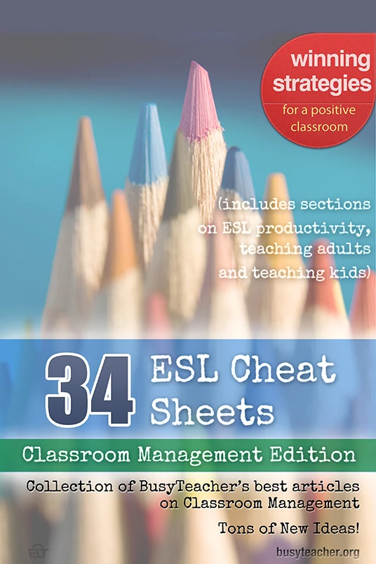 دانلود رایگان کتاب ESL Cheat Sheets: Classroom Management Edition