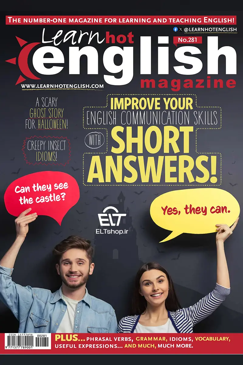 دانلود رایگان مجله Learn Hot English با فایل صوتی (شماره 281, Oct 2025)
